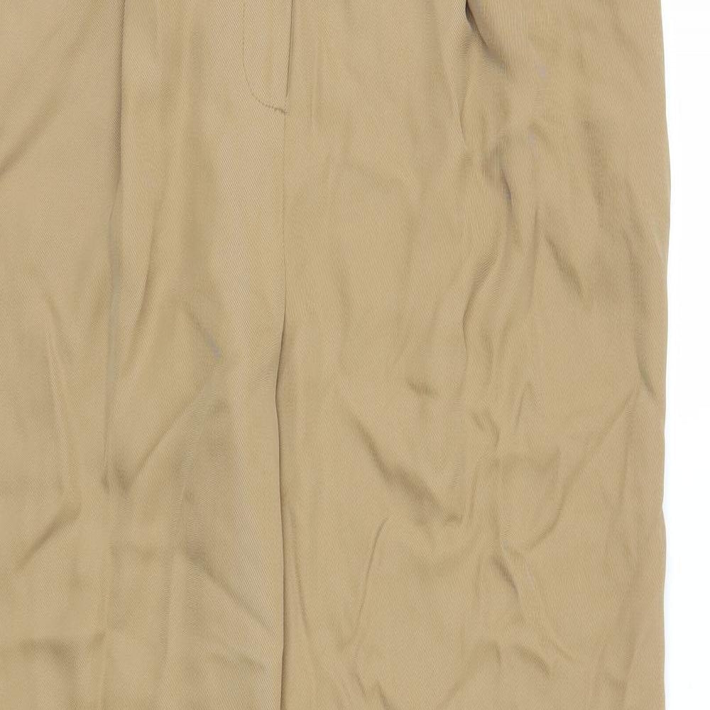 M&S Womens Brown   Trousers  Size 12 L28 in