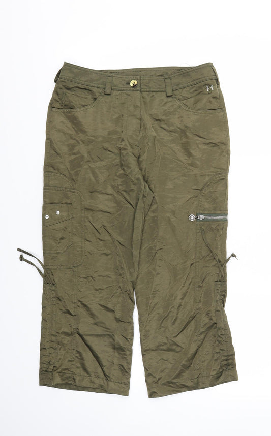 Masters Womens Green   Trousers  Size 12 L22 in