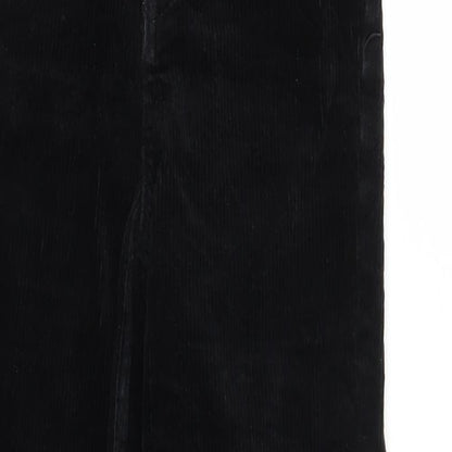 H&M Womens Black   Trousers  Size 6 L26 in