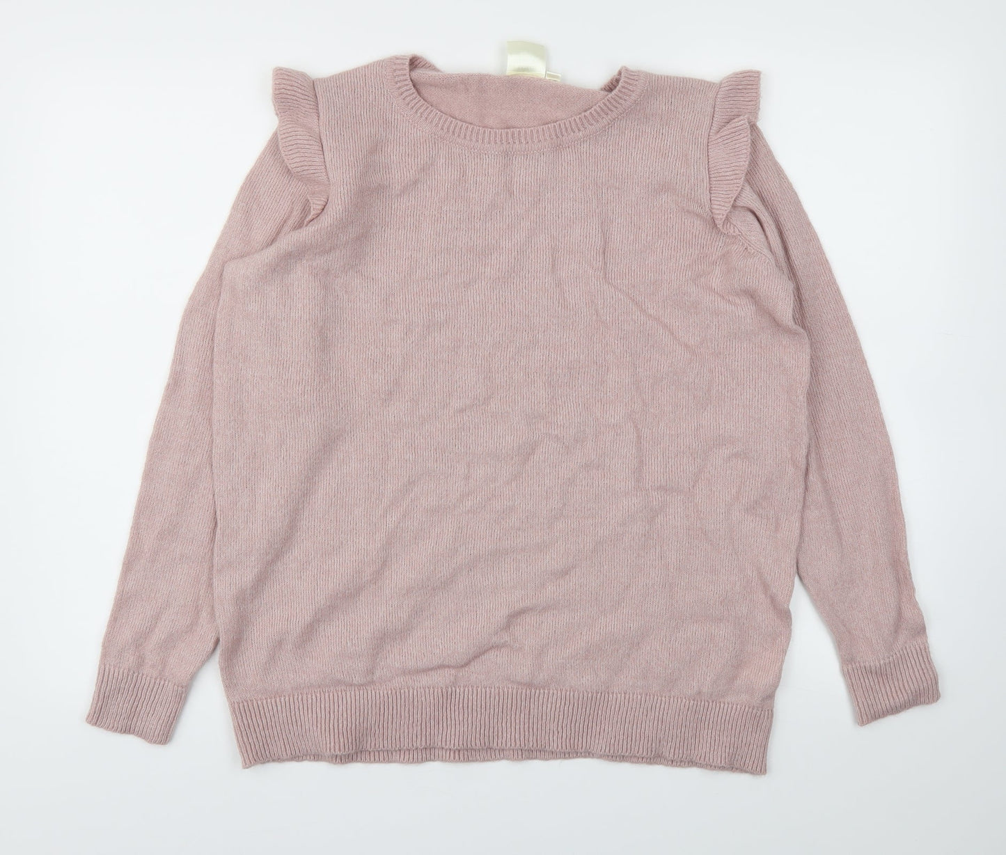ROCK YOUR CURVES Womens Pink   Pullover Jumper Size 16