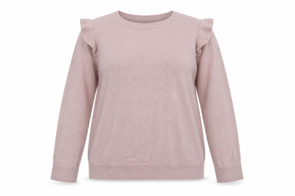 ROCK YOUR CURVES Womens Pink   Pullover Jumper Size 16