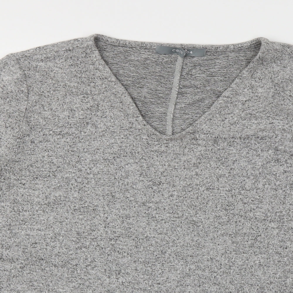 COIN 1804 Womens Grey   Basic T-Shirt Size M