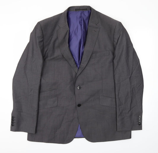 M&S Mens Grey   Jacket Blazer Size 46