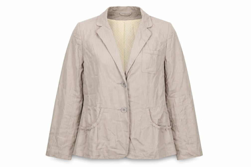 Hawkshed Womens Beige   Jacket Blazer Size 12