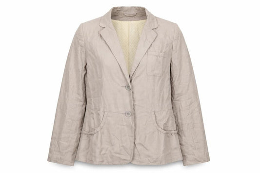 Hawkshed Womens Beige   Jacket Blazer Size 12