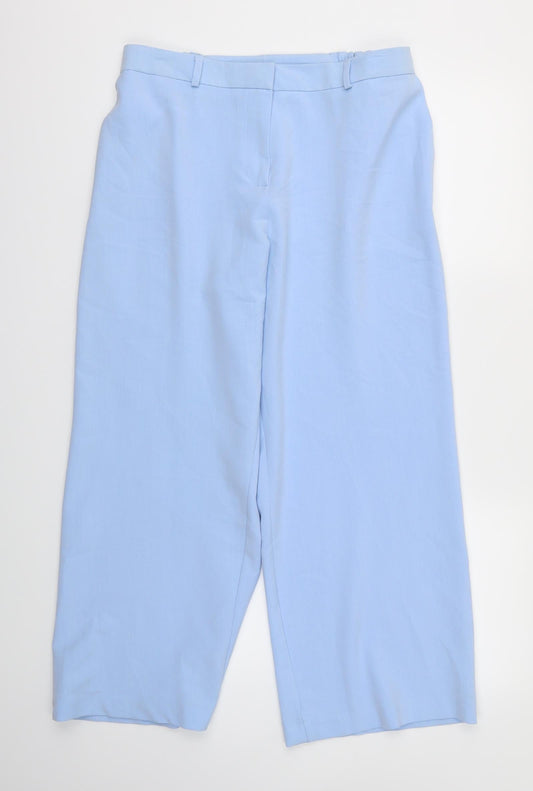 JULIPA Womens Blue   Trousers  Size 14 L27 in - Stretch waistband