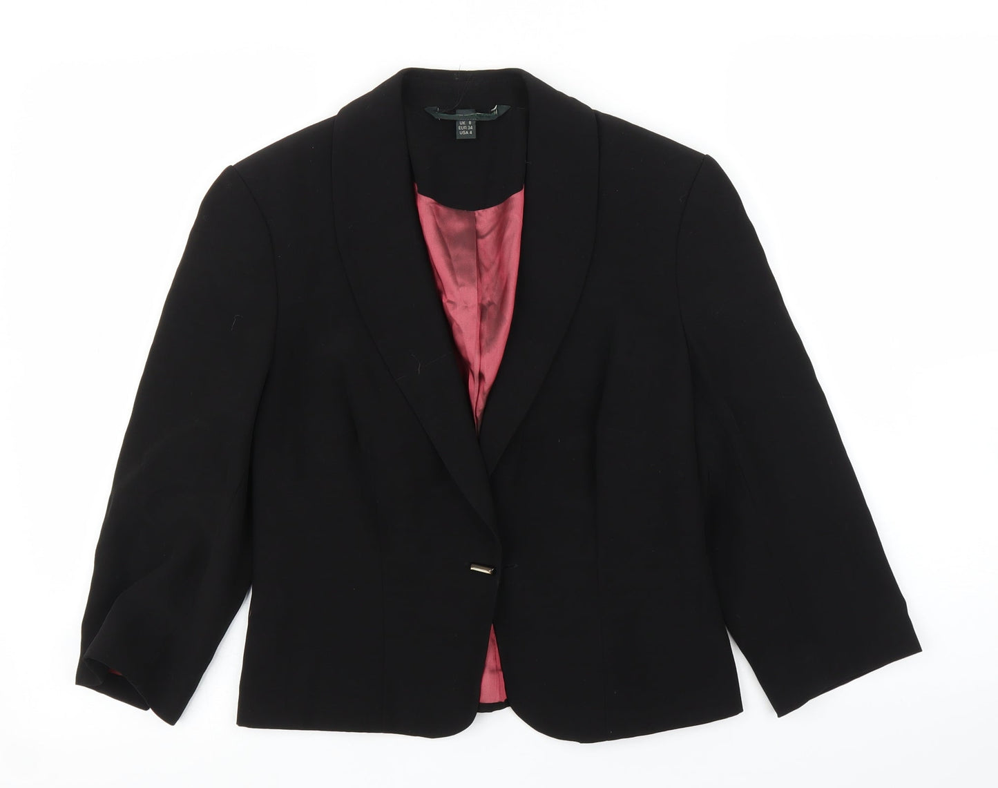Preworn Womens Black   Jacket  Size 8