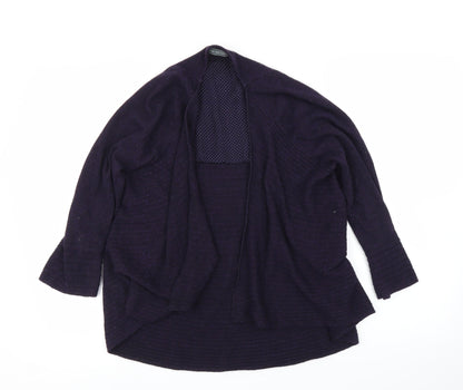 Marks & Spencer Womens Purple   Cardigan Jumper Size 12