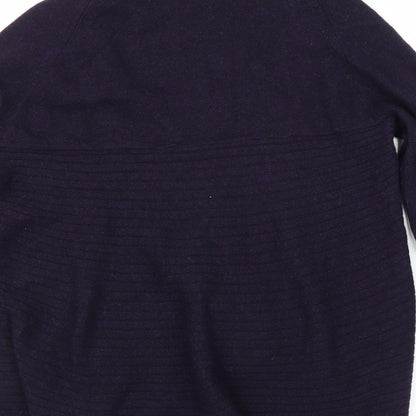 Marks & Spencer Womens Purple   Cardigan Jumper Size 12
