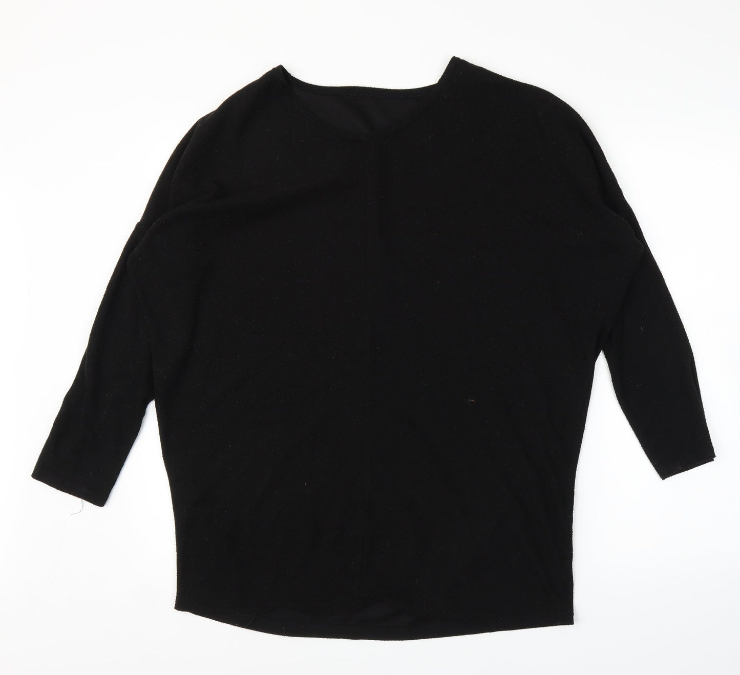 Preworn Womens Black   Basic Blouse Size XL