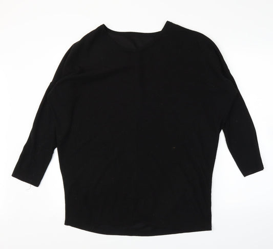 Preworn Womens Black   Basic Blouse Size XL