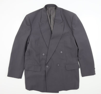 PREMIER MAN Mens Grey   Jacket Suit Jacket Size L