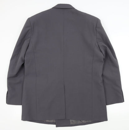 PREMIER MAN Mens Grey   Jacket Suit Jacket Size L