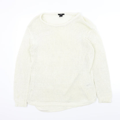H&M Womens Beige   Pullover Jumper Size M