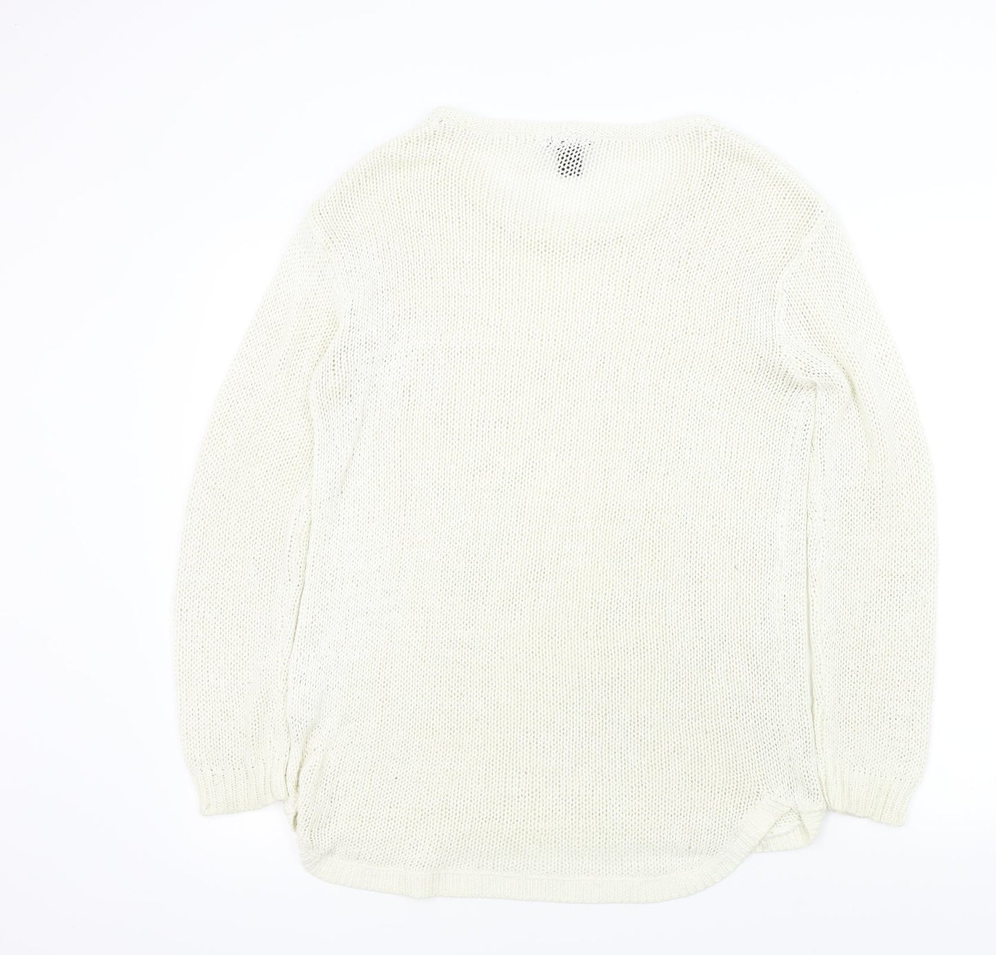 H&M Womens Beige   Pullover Jumper Size M
