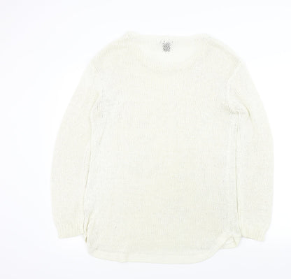 H&M Womens Beige   Pullover Jumper Size M