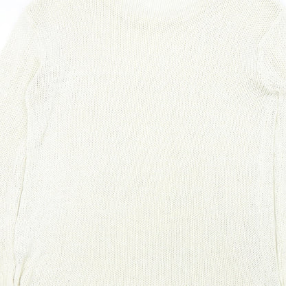 H&M Womens Beige   Pullover Jumper Size M