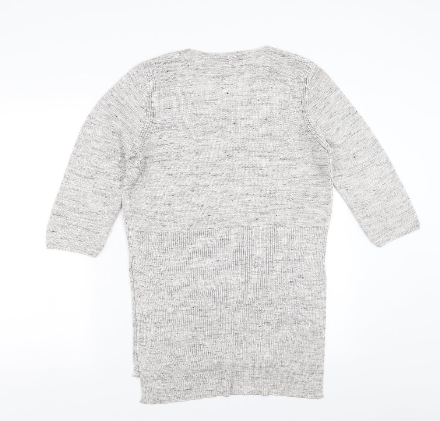 Marks and Spencer Womens Grey   Pullover Jumper Size 12  - Side split
