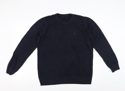 Additional front view of Easy men’s blue jumper, size L