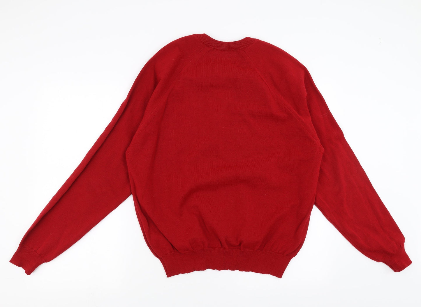 Casual Apparel Mens Red   Pullover Jumper Size M