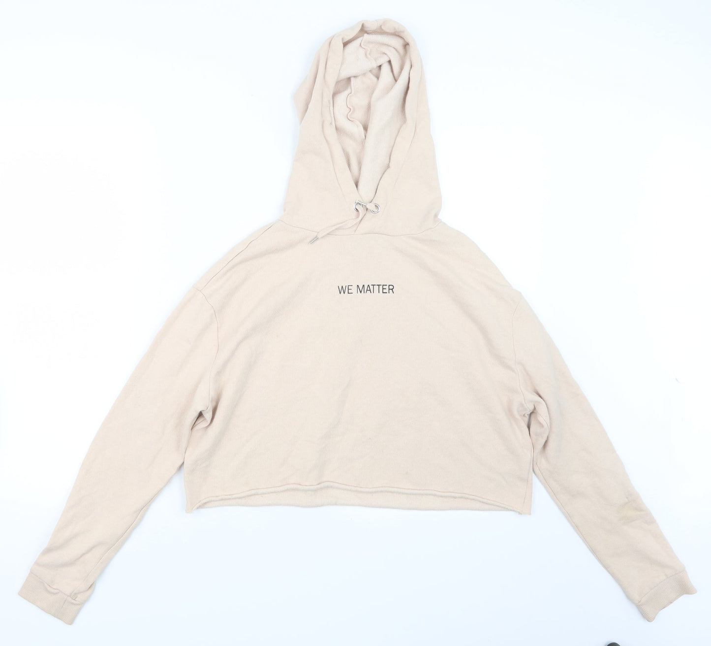 Divided by H&M Womens Beige   Pullover Hoodie Size M