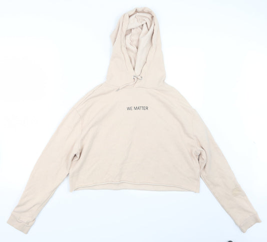 Divided by H&M Womens Beige   Pullover Hoodie Size M