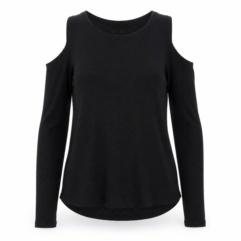 cotton:on Womens Black  Knit Pullover Jumper Size L  - Open Shoulders