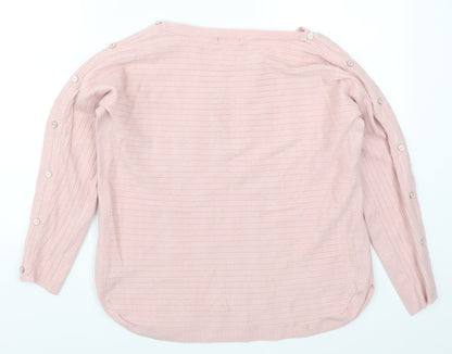 Preloved M&Co Womens Pink   Pullover Jumper Size 16 - Back