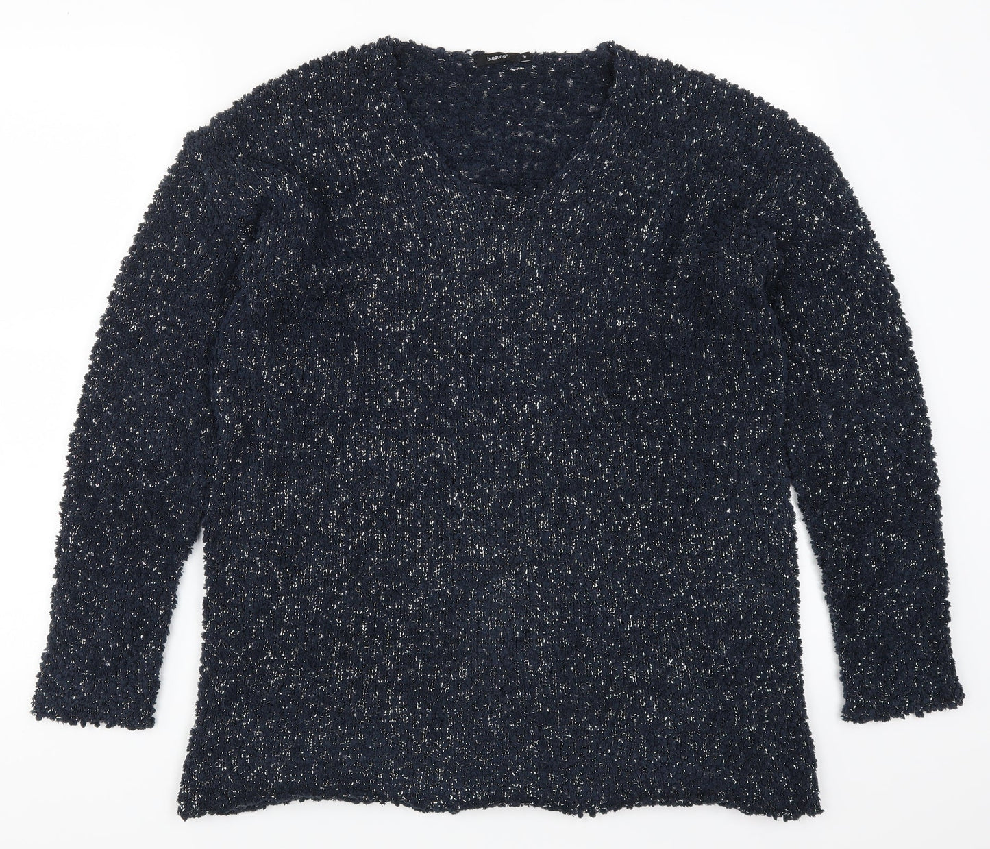 b.young Womens Blue   Pullover Jumper Size L