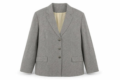 Preworn Womens Brown   Jacket Suit Jacket Size 18