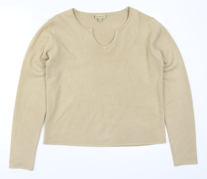 Additional front view of Atmosphere women’s beige jumper, size UK 14