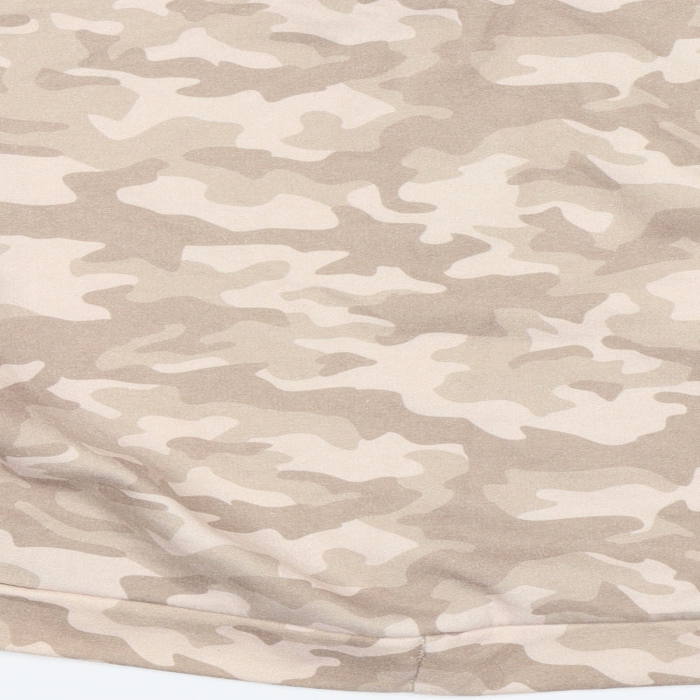 Primark Womens Beige Camouflage  Pullover Sweatshirt Size XS