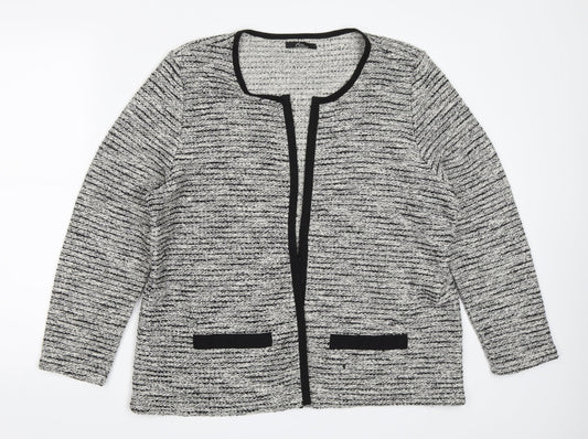 BM Collection Womens Grey   Jacket  Size L