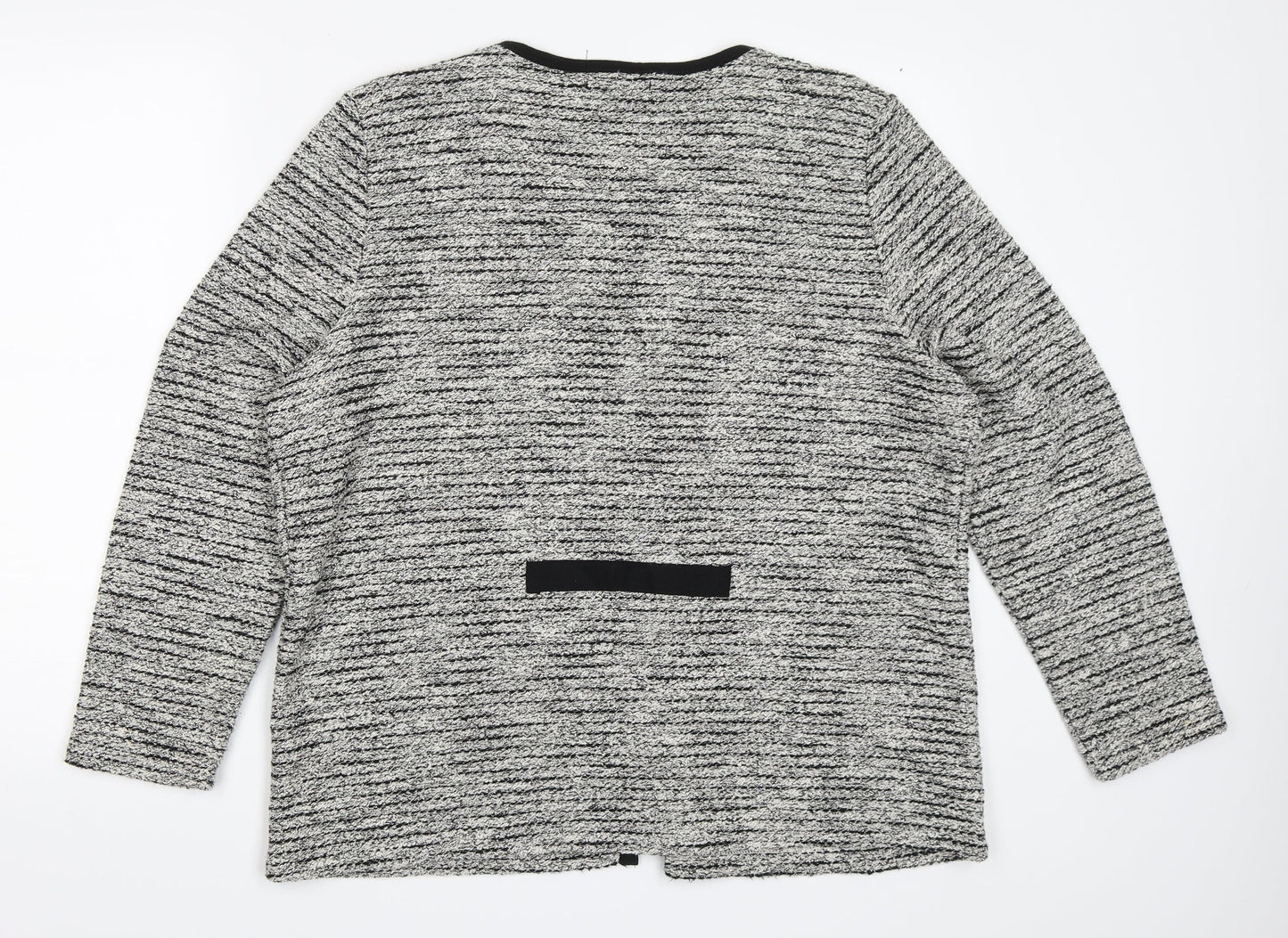 BM Collection Womens Grey   Jacket  Size L