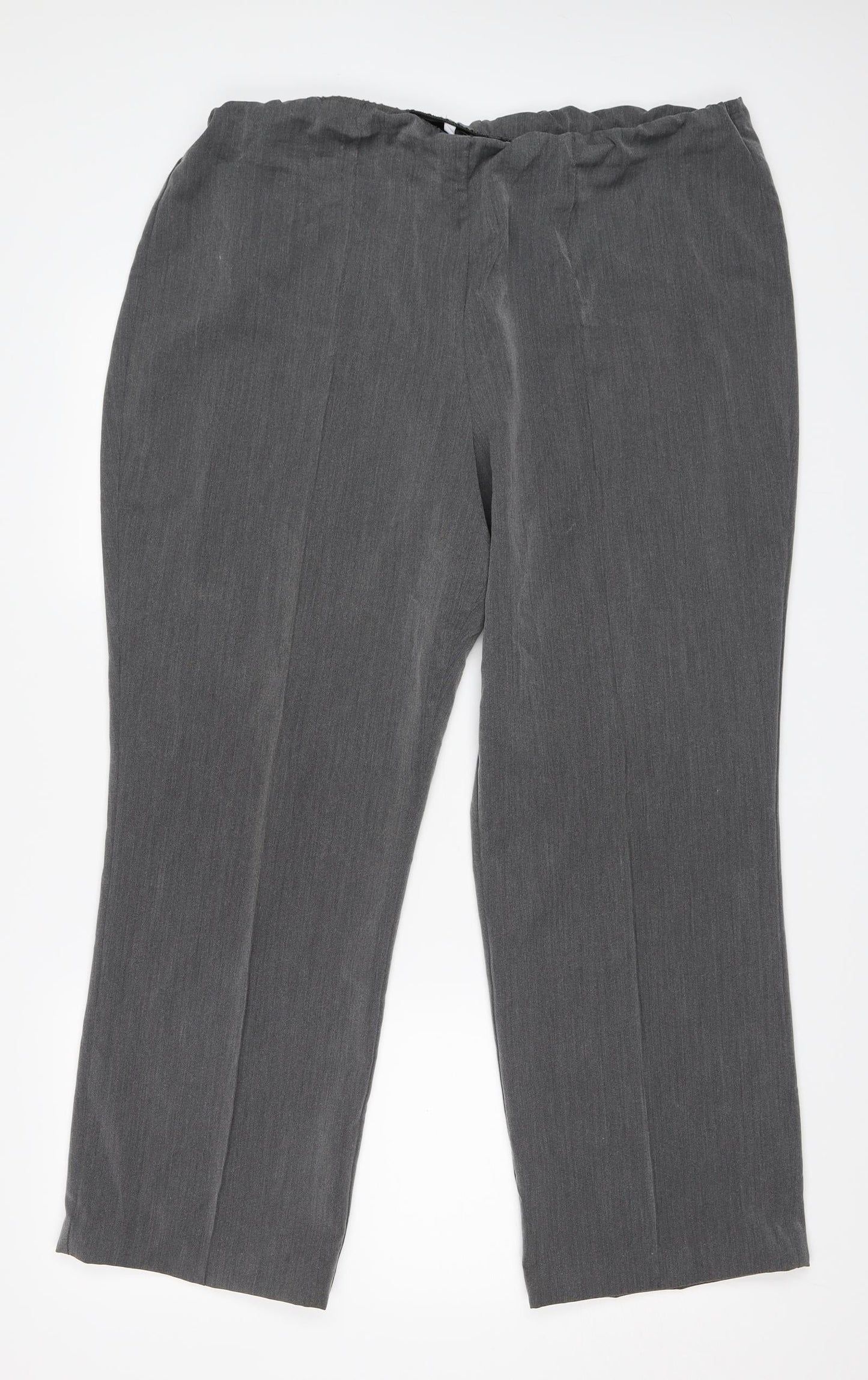 Preworn Womens Grey   Trousers  Size 18 L28 in