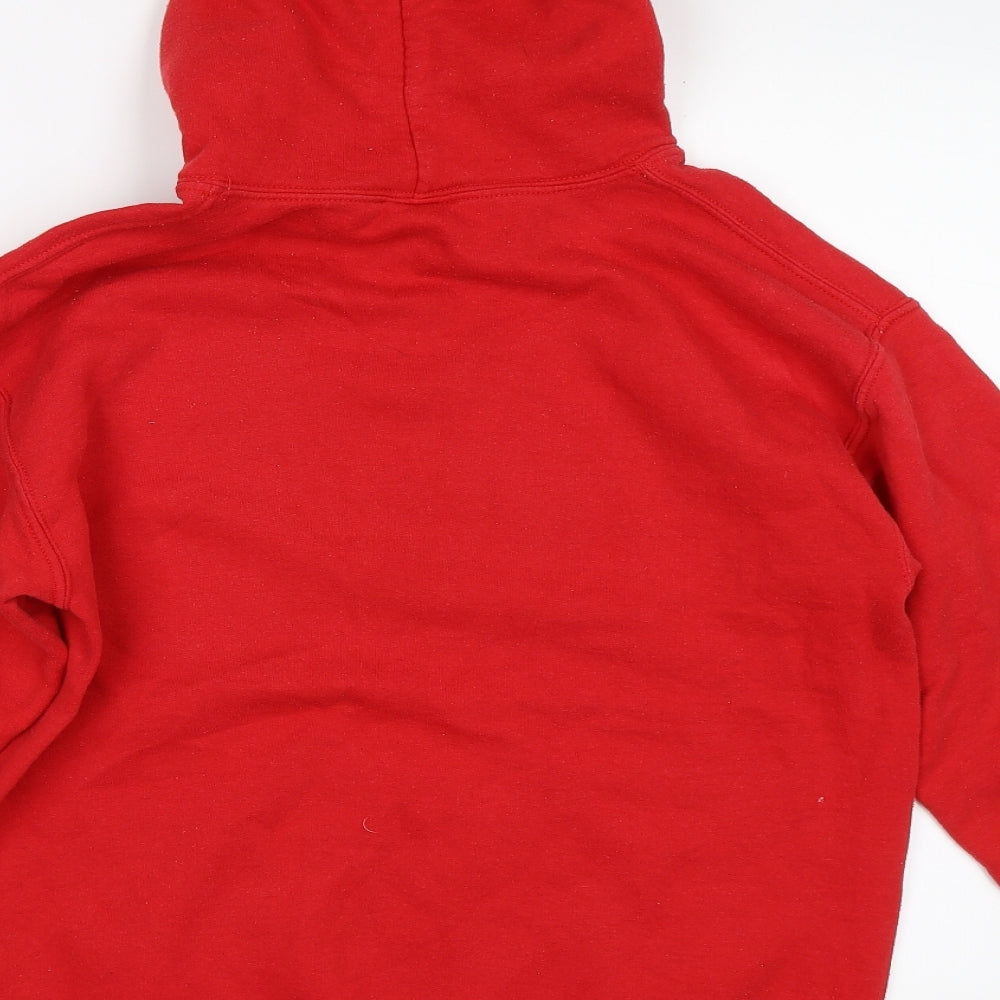 Gildan Mens Red   Pullover Hoodie Size S
