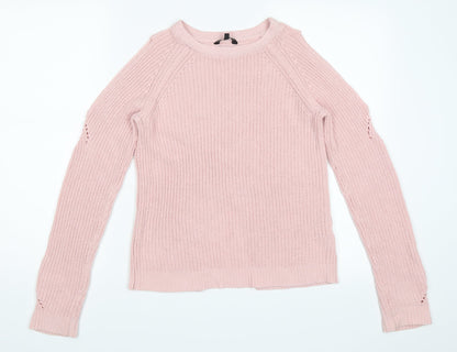 Candy Couture Girls Pink   Pullover Jumper Size 14 Years