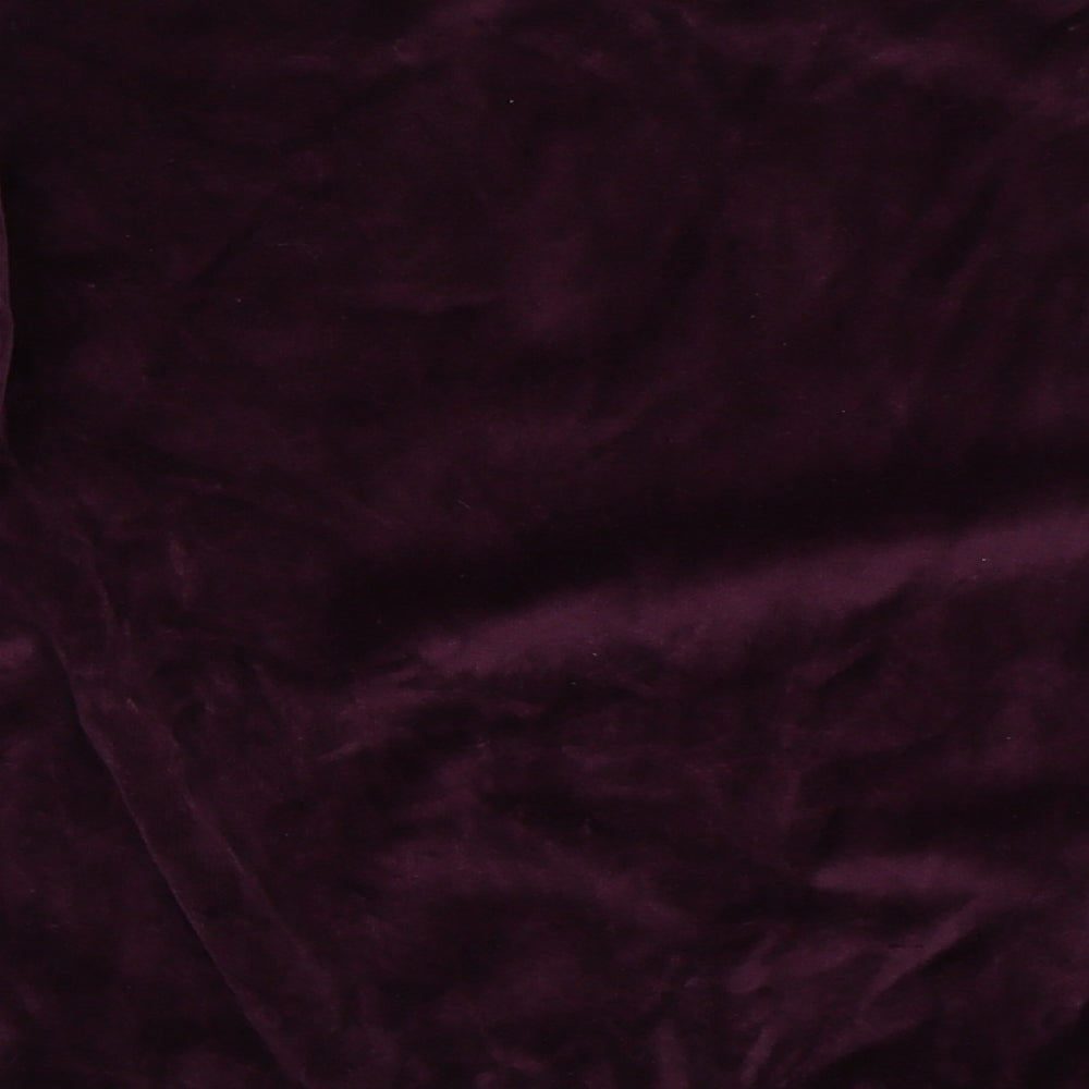 NEXT Girls Purple  Velour Pullover Sweatshirt Size 12 Years