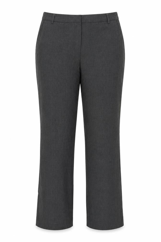 R Essential Womens Grey   Trousers  Size 14 L32 in