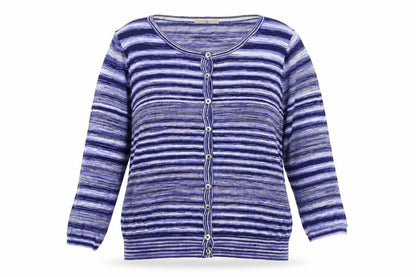 Tu Womens Purple Striped  Pullover Jumper Size 14