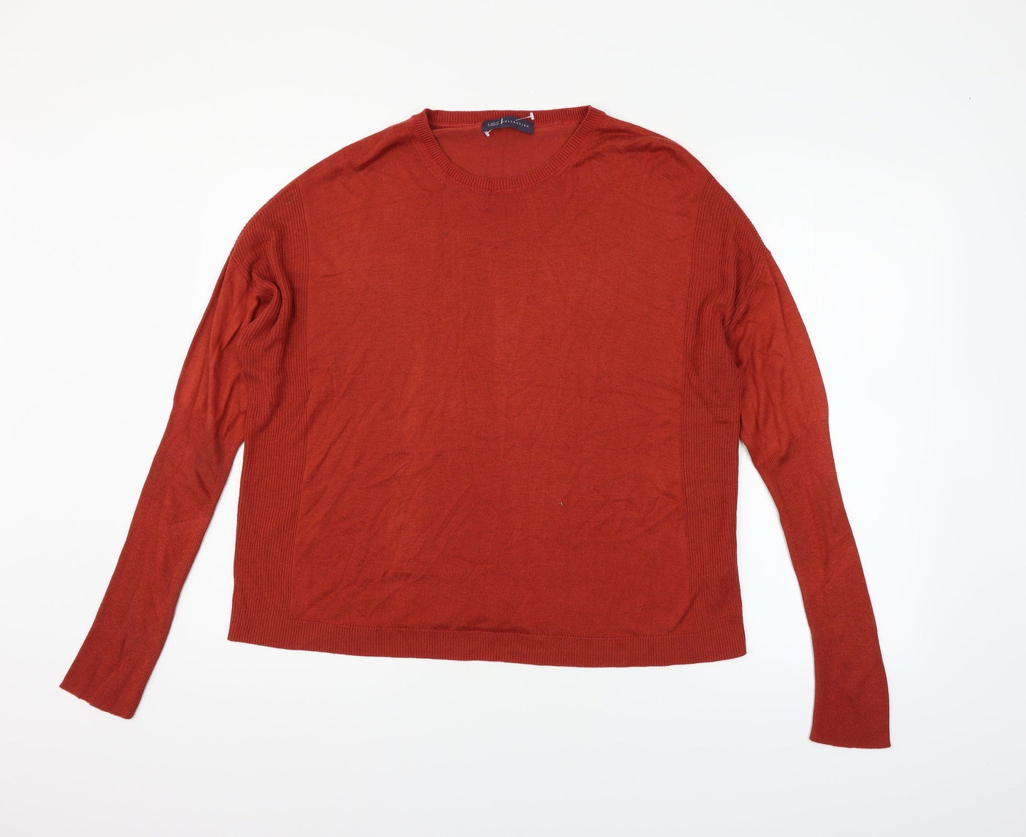 Marks and Spencer Womens Red   Pullover Jumper Size 16