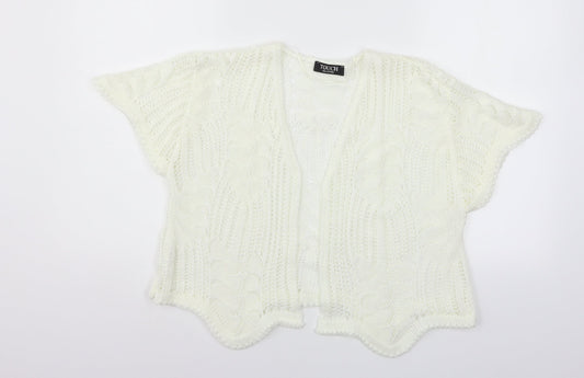 Touch Womens Beige   Cardigan Jumper Size 10