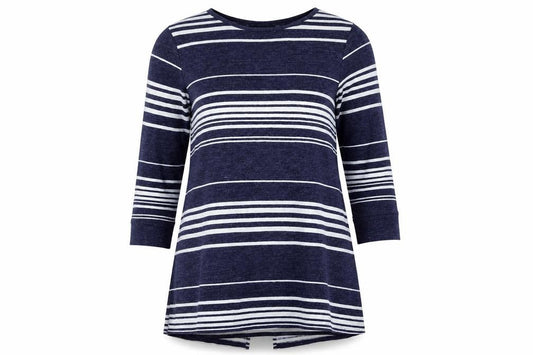 Love Leisure Womens Blue Striped  Jumper Dress  Size 14