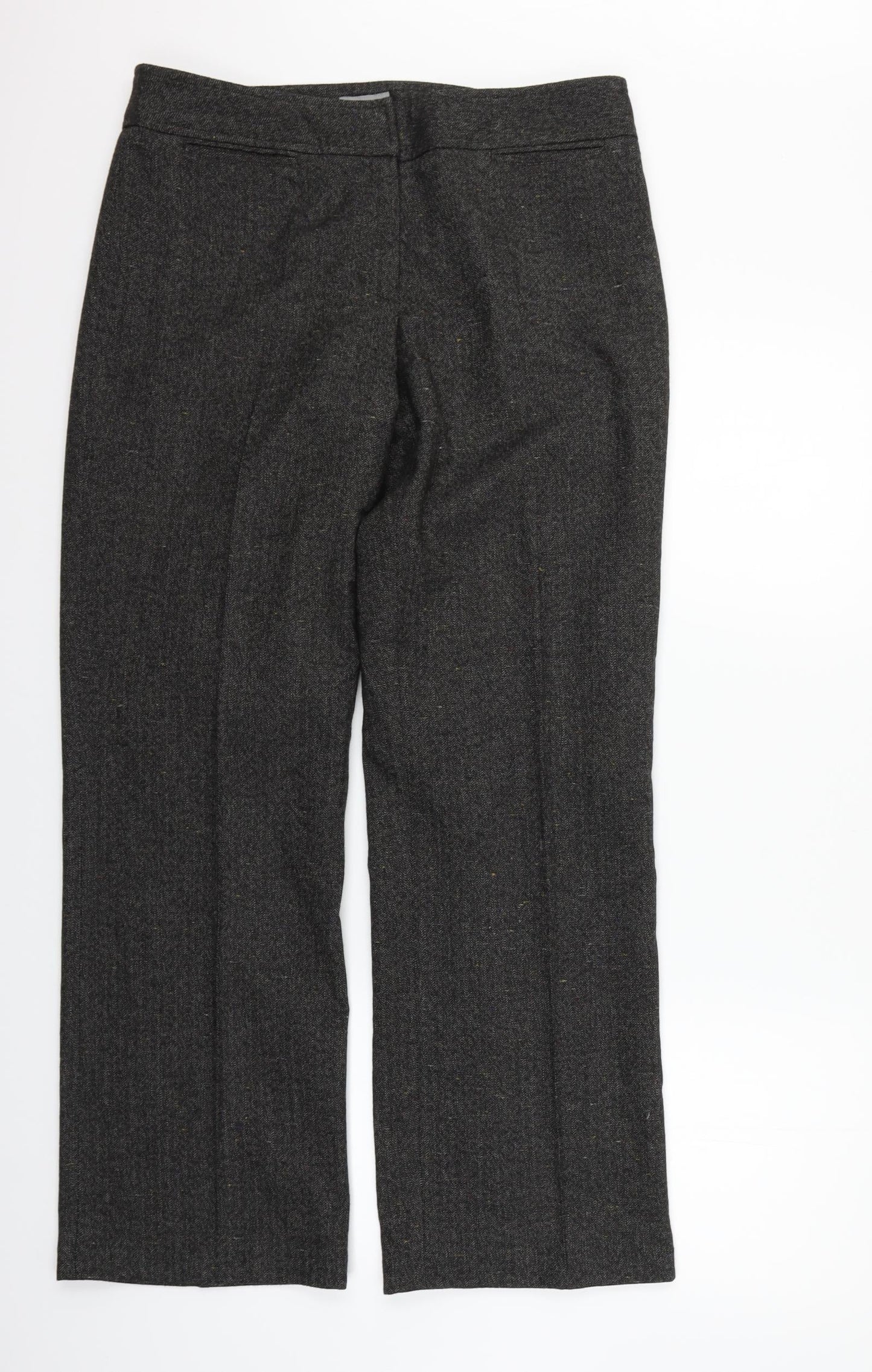 Per Una Womens Grey   Trousers  Size 14 L27 in