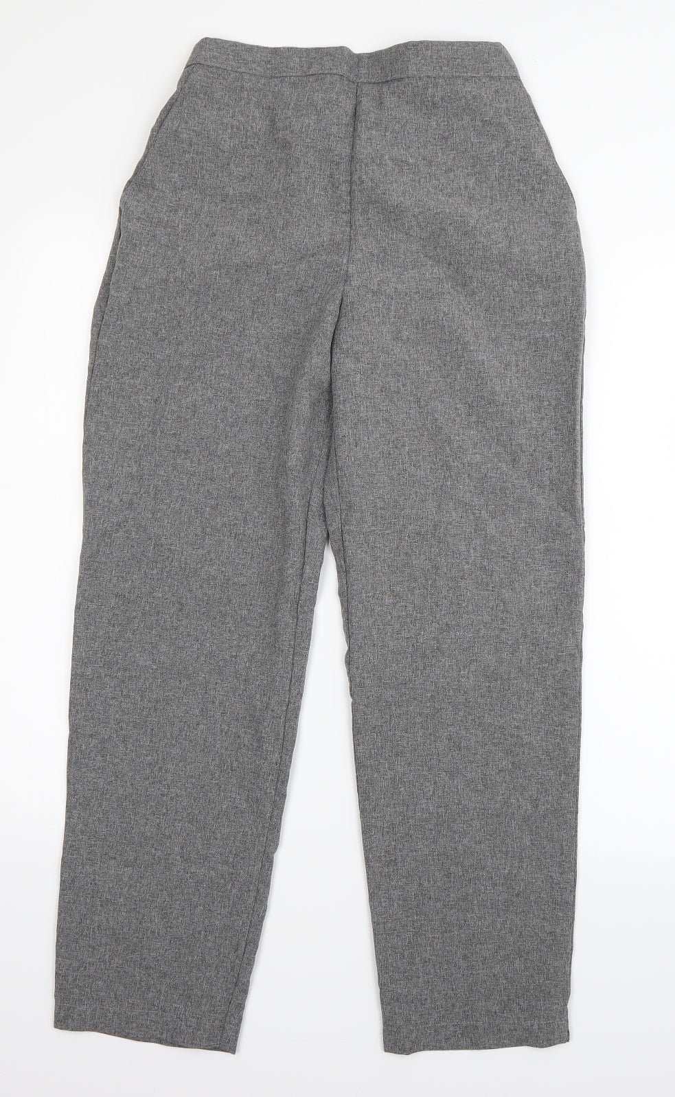 Emma Collection Womens Grey   Dress Pants Trousers Size 12 L26 in