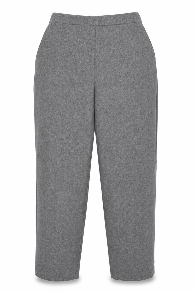 Emma Collection Womens Grey   Dress Pants Trousers Size 12 L26 in