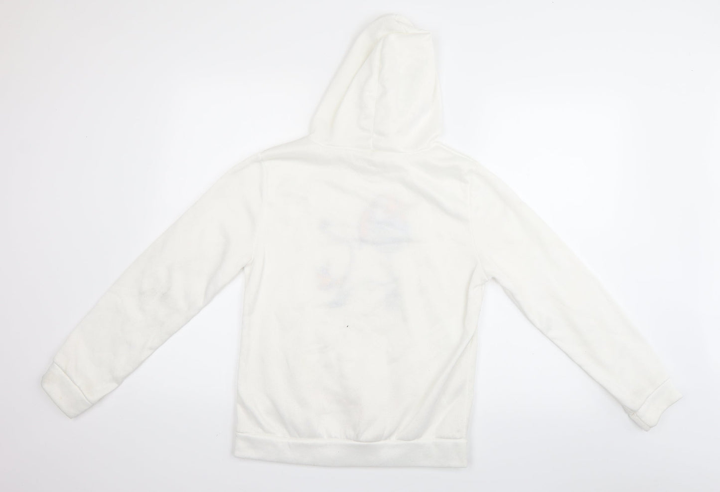 Preworn Girls White   Pullover Hoodie Size M