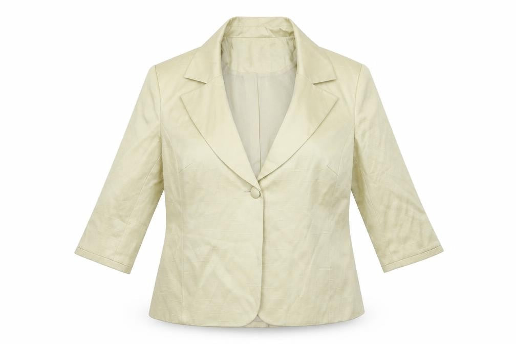 Monsoon Womens Gold   Biker Coat Size 14