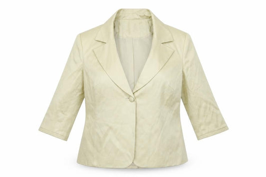 Monsoon Womens Gold   Biker Coat Size 14