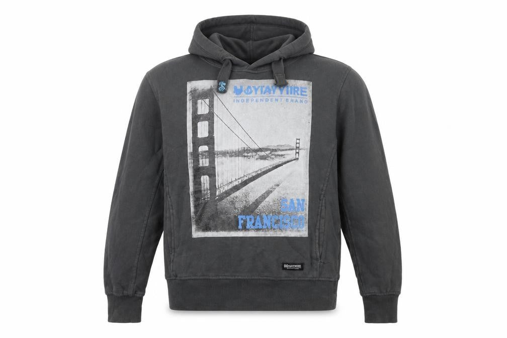 Haywire Boys Grey   Pullover Hoodie Size L